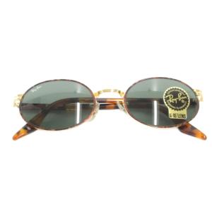 ボシュロム サングラス アイウェア 度無し べっ甲柄 オーバル 茶 ブラウン RB 3007 W2188