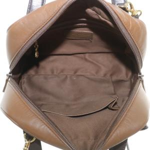 Kitamura ハンドバッグ ショルダー 2WAY レザー リボン 茶色 ブラウン /XZ GY18