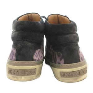JIMMY CHOO ベルグレイヴィア BELGRAVIA ハイカットスニーカー スニーカー レオパード柄 切替 レザー 革