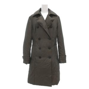 美品 トレンチ ダウンコート 9 カーキ /UO GY18