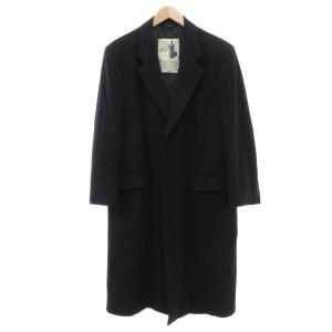 チェスターコート カシミア ロング丈 6 黒 ブラック /UO GY18
