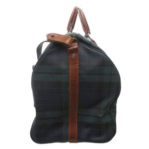 POLO RALPH LAUREN ボストンバッグ ショルダー 2WAY ブラックウォッチ チェック柄 紺 ネイビー 緑 グリーン /AE