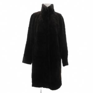 Furs ダークミンク ファー コート F ダークブラウン