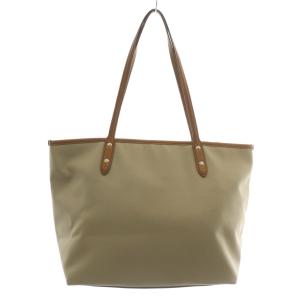 COACH トートバッグ ハンド キャンバス レザー ロゴ ゴールド金具 カーキ 茶色 ブラウン F37237 /XZ