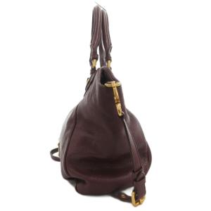 MARC by MARC JACOBS ハンドバッグ ショルダー 2WAY 斜め掛け ロゴ レザー ボルドー /GV GY18