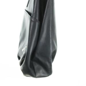 Kitamura 2 ショルダーバッグ 肩掛け レザー 革 ロゴ ポーチ付き 紺 ネイビー /AO3 GY18