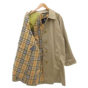 BURBERRY LONDON ステンカラーコート 裏地ノバチェック ミドル ハーフ丈 ベージュ /AE GY18