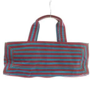 Vivienne Westwood ハンドバッグ ボーダー レッド ブルー