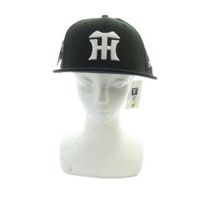 NEW ERA 阪神タイガース タグ付き キャップ 帽子 ピンズ付き ロゴ 黒 ブラック GY18 /MQ