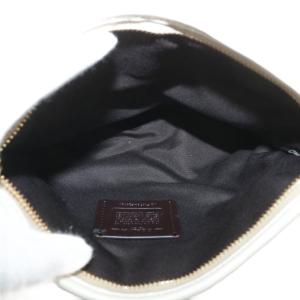 COACH ショルダーバッグ キャンバス レザー シグネチャー 総柄 ロゴ ゴールド金具 ベージュ 白 ホワイト F29960