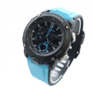 CASIO G-SHOCK SERIES GA-2000-1A2JF 腕時計 クォーツ ロゴ アナデジ 黒文字盤 ブラック