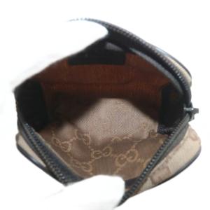 GUCCI ポーチ 小物入れ ミニ キャンバス GG柄 総柄 茶色 ブラウン 138047 1669 /XZ OH