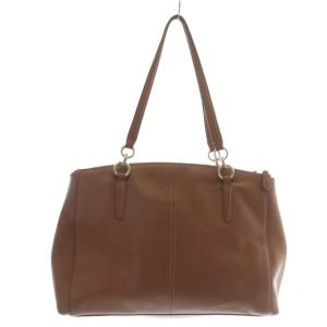 COACH トートバッグ ショルダー 2WAY レザー ロゴ ゴールド金具 茶色 ブラウン F36606 /XZ GY11