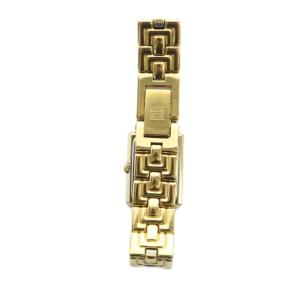 GIVENCHY 腕時計 ウォッチ クォーツ スクエア ロゴ 青文字盤 ゴールド色 GY18 /MQ