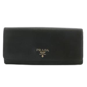 サフィアーノ 長財布 二つ折り レザー ゴールド金具 黒 ブラック /XZ OH GY11