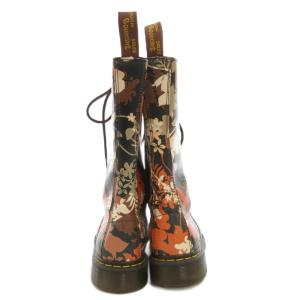 Dr.Martens FALL FLORAL TALL 14 EYE POINTED TOE CERY ロングブーツ サイドジップ