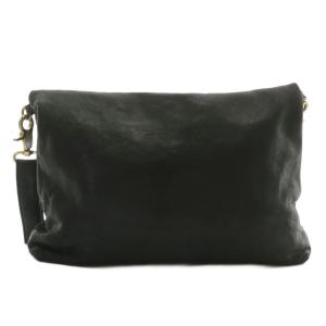 TORY BURCH ショルダーバッグ レザー マグネット ロゴ ゴールド金具 黒 ブラック /XZ GY11
