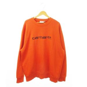 WORK IN PROGRESS トレーナー スウェット 裏起毛 ラウンドネック 長袖 ロゴ刺繍 大きいサイズ