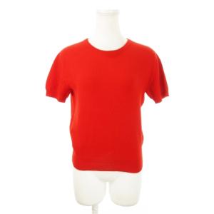 ニット セーター カシミヤ 38 レッド