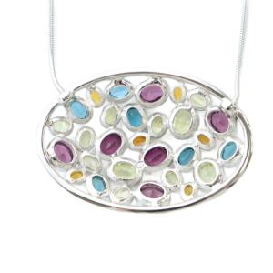 SWAROVSKI ネックレス タグ付き アクセサリー ペンダント ロゴ シルバー色 GY11 /MQ