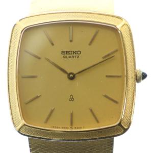 5930-5250 dolce 腕時計 クォーツ アナログ ロゴ スクエア ゴールドカラー