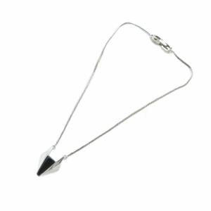GIVENCHY ネックレス アクセサリー ペンダント ロゴ シルバー色 GY11 /MQ
