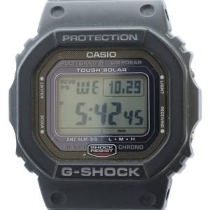 GW-5000 腕時計 ウォッチ ソーラー デジタル ロゴ カレンダー付き 黒 ブラック GY18 /MQ