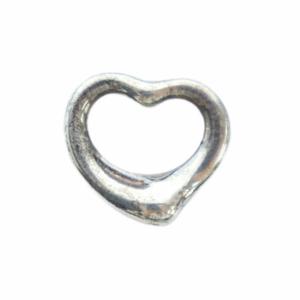 TIFFANY&Co. オープンハートS ネックレス トップのみ アクセサリー ペンダント Silver925 ロゴ シルバー色