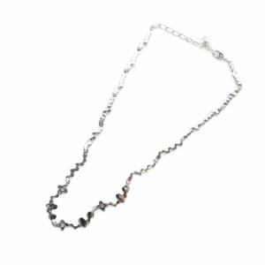 SWAROVSKI Fidelity フィデリティ ネックレス アクセサリー ラインストーン ロゴ 刻印 シルバー色 GY18