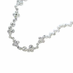 SWAROVSKI Fidelity フィデリティ ネックレス アクセサリー ラインストーン ロゴ 刻印 シルバー色 GY18