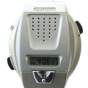 SBJS001 腕時計 ウォッチ クォーツ 音声デジタルウォッチ ロゴ シルバー色 GY18 /MQ