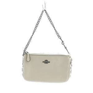 59381 ハンドバッグ レザー ロゴ 白 ホワイト GY18 /MQ