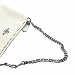 COACH 59381 ハンドバッグ レザー ロゴ 白 ホワイト GY18 /MQ