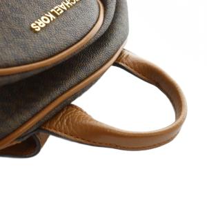 MICHAEL KORS リュックサック デイバッグ バックパック ロゴ PVC 茶 ブラウン GY18 /MQ