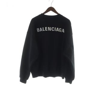 BALENCIAGA スウェット トレーナー 裏毛 S ブラック