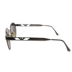 EMPORIO ARMANI サングラス メタルフレーム オーバル ロゴ 135 黒 ブラック 039-S /MN7 GY18