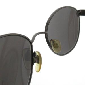 EMPORIO ARMANI サングラス メタルフレーム オーバル ロゴ 135 黒 ブラック 039-S /MN7 GY18