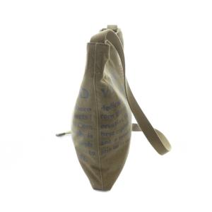 HUNTING WORLD ショルダーバッグ 斜めがけ キャンバス ロゴ カーキ GY18 /MQ