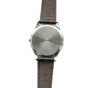 SEIKO 7N01-6880 腕時計 ウォッチ クォーツ ラウンド レザーベルト ゴールド色 GY11 /MQ