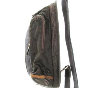 TUMI ALPHA BRAVO サラトガ スリングバッグ ボディバッグ ショルダーバッグ キャンバス レザー ロゴ