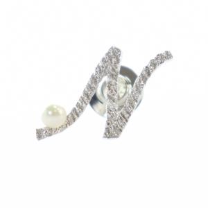 TASAKI 田崎 ピンブローチ パール 真珠 Silver925 イニシャル 3mm シルバー色 GY18 /MQ