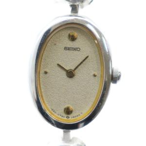 ジャンク品 1E20-5450 腕時計 ウォッチ クォーツ オーバル ロゴ シルバー色 GY18 /MQ