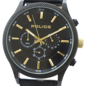 スウィフト 15002B 腕時計 ウォッチ クォーツ クロノグラフ カレンダー付き ロゴ 黒 ブラック