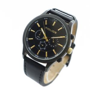 POLICE スウィフト 15002B 腕時計 ウォッチ クォーツ クロノグラフ カレンダー付き ロゴ 黒 ブラック