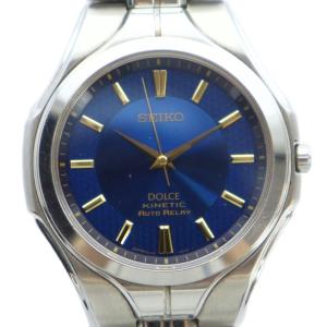 DOLCE ドルチェ キネティック オートリレー 5J21-0A40 腕時計 ウォッチ 自動巻き 青文字盤