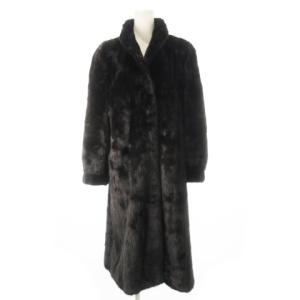 銀サガ ファーコート ミンク 13 ダークブラウン