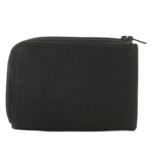 Christian Dior 小銭入れ コインケース レザー L字ファスナー CDロゴ 黒 ブラック /XZ GY18