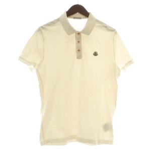 MAGLIA POLO MANICA CORTA ポロシャツ 半袖 ロゴ ワッペン L 白 ホワイト B10918340800