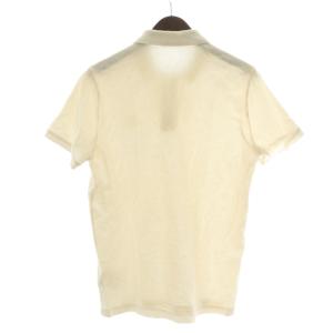MONCLER MAGLIA POLO MANICA CORTA ポロシャツ 半袖 ロゴ ワッペン L 白 ホワイト B10918340800