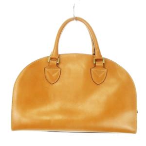 Calvin Klein ボストンバッグ ハンドバッグ レザー チャームタグ 型押しロゴ 茶 ブラウン /MN10 GY11